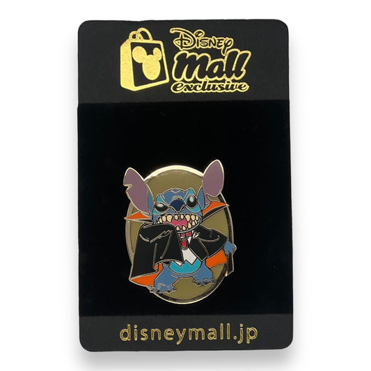 JDS Stitch Dressed as a Vampire Halloween Pin