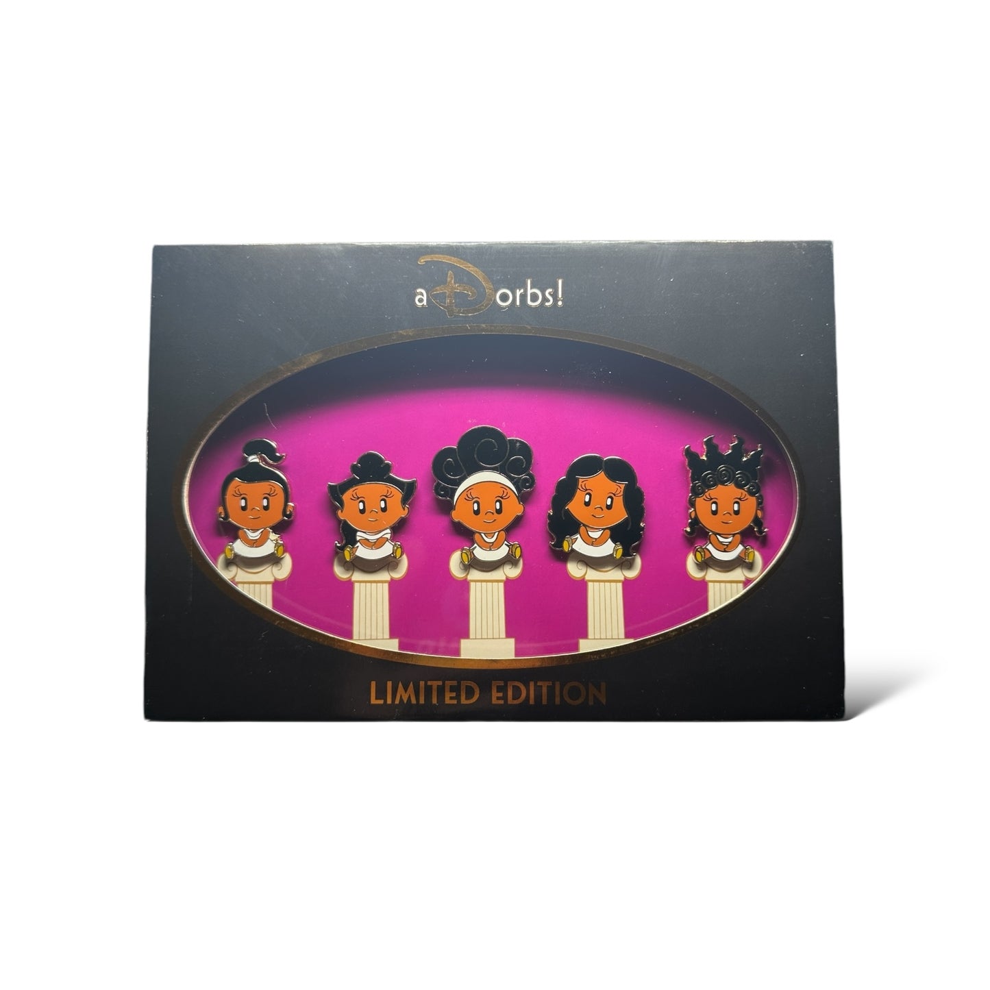 WDI Adorbs Series Hercules White Muses 5 Pin Set