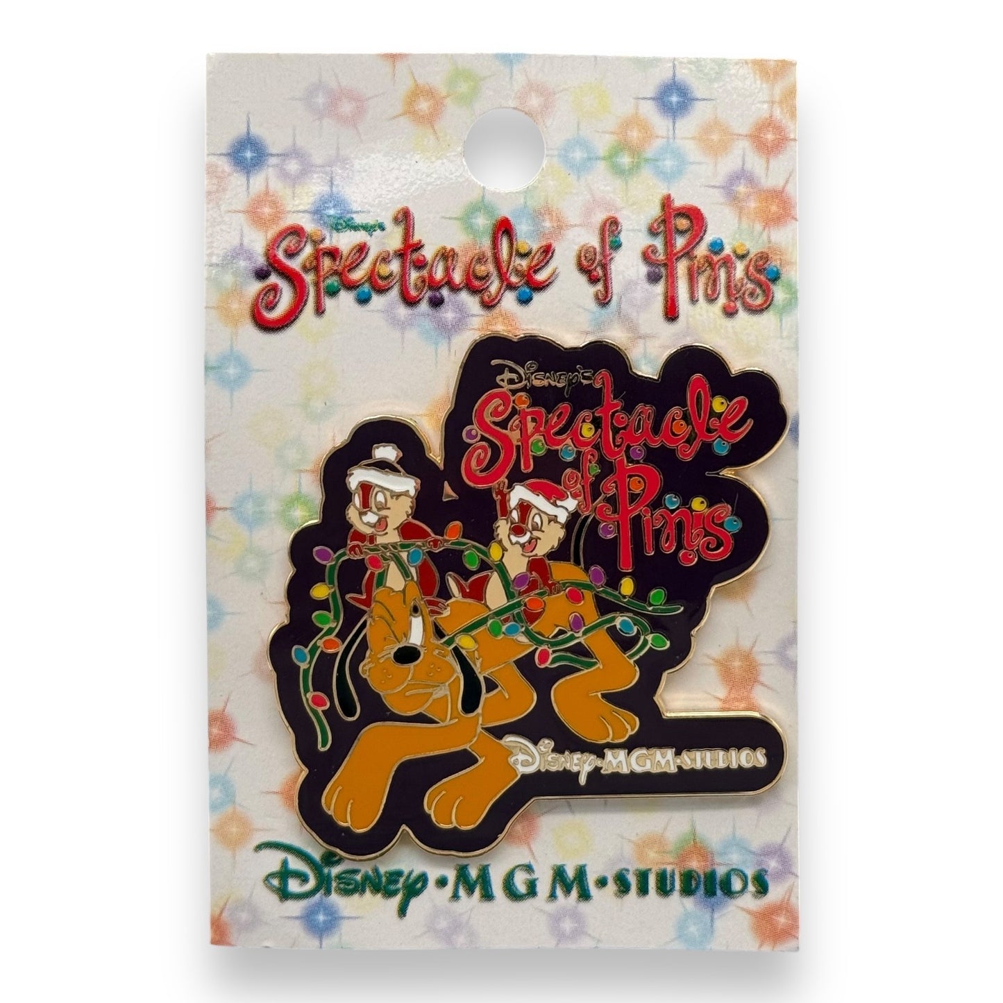 WDW Spectacle of Pins 2002 Pluto, Chip n' Dale Pin