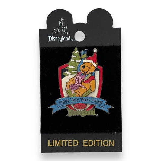 DLR Pooh's Very Merry Holiday Pooh & Piglet Pin