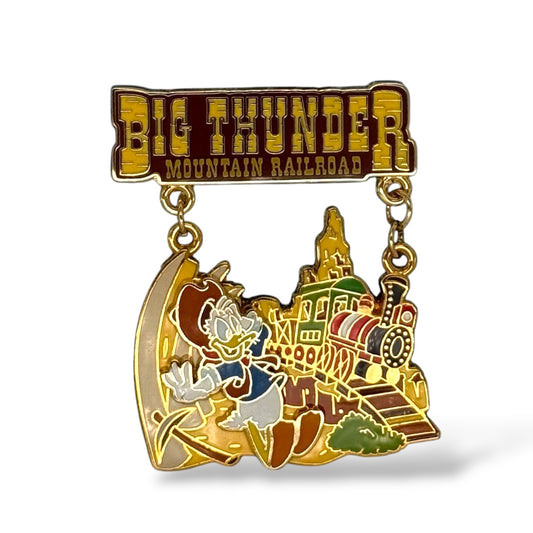 WDW Featured Attraction Collection Donald Big Thunder Mountain Pin