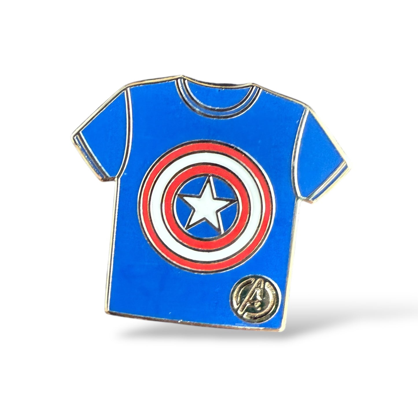 Cast Lanyard Superheroes T-shirts Captain America Hidden Mickey Pin