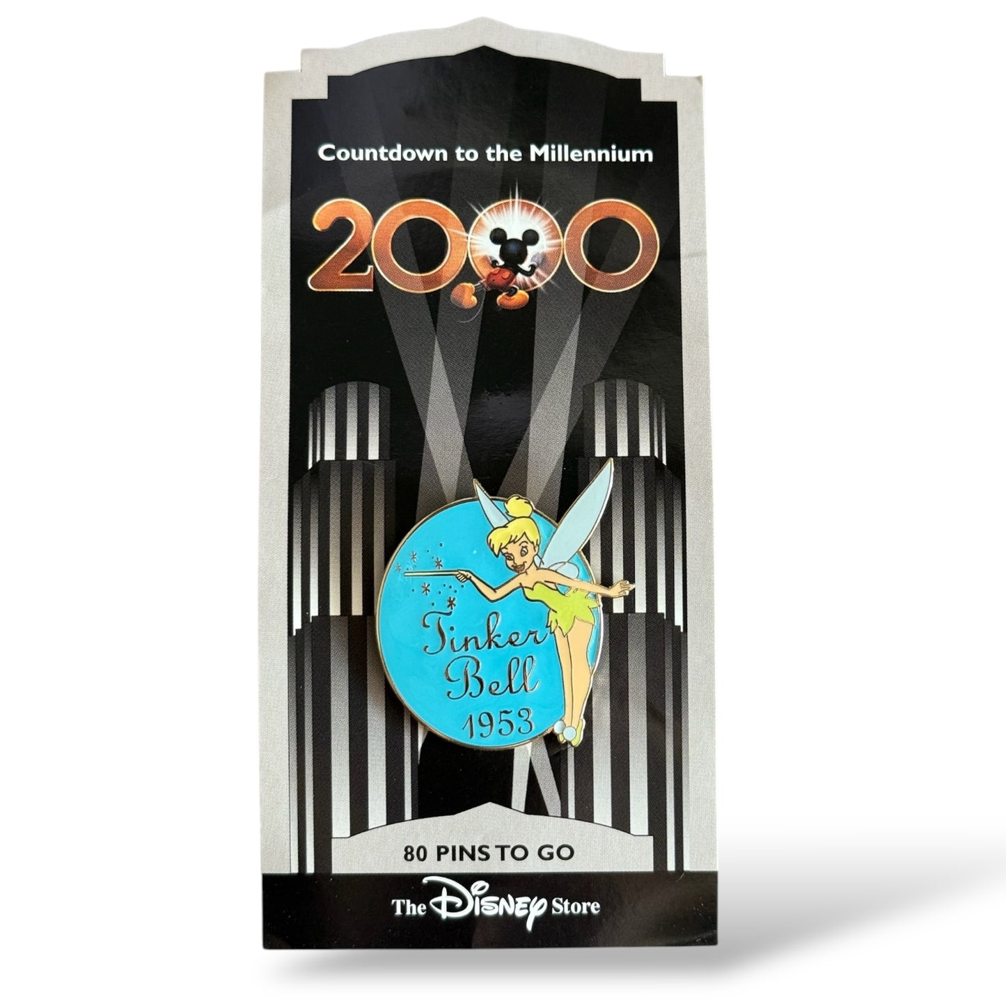 Disney Store Countdown To The Millennium Tinker Bell 1953 Pin