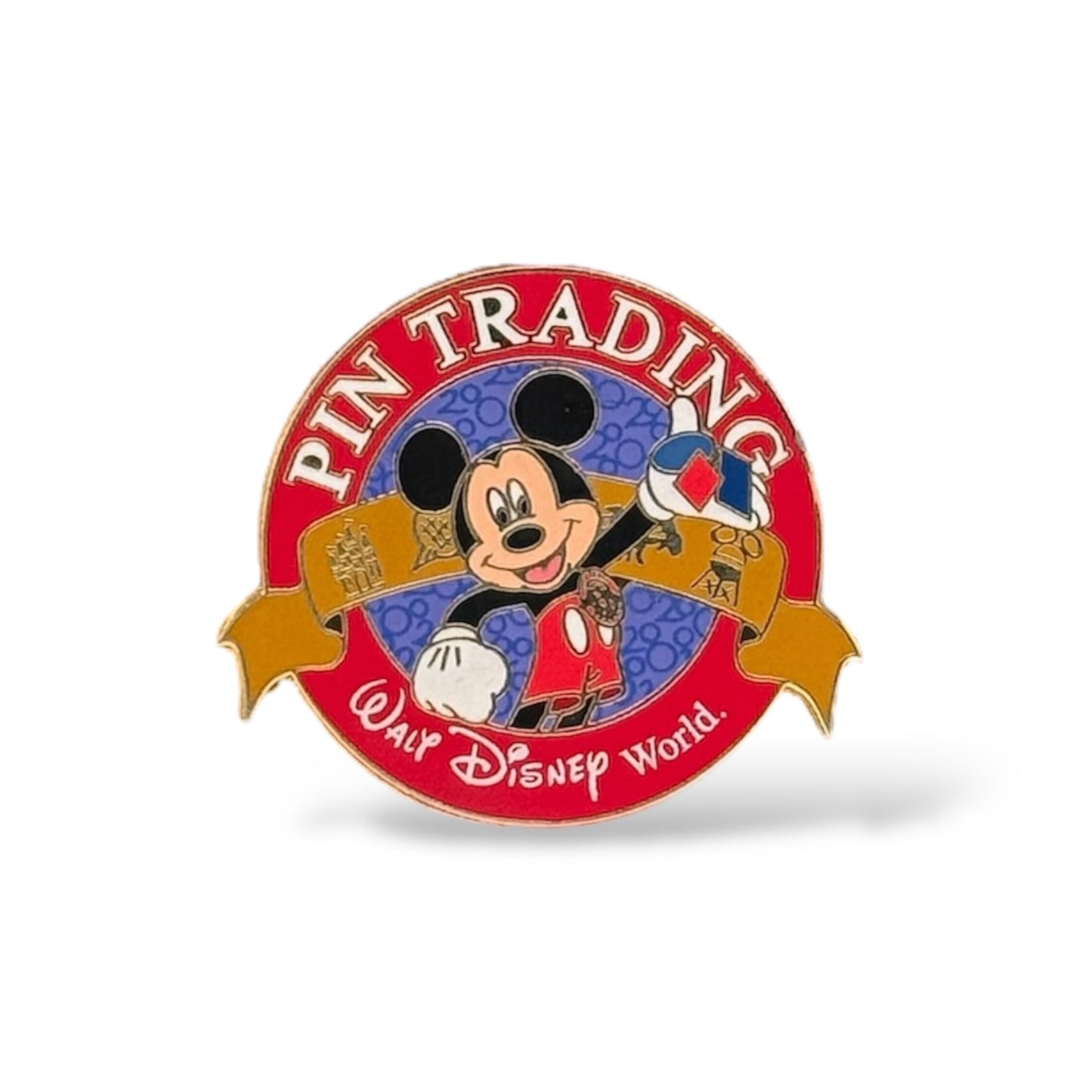 WDW Walt Disney World Resort Pin Trading Logo Mickey Mouse Pin