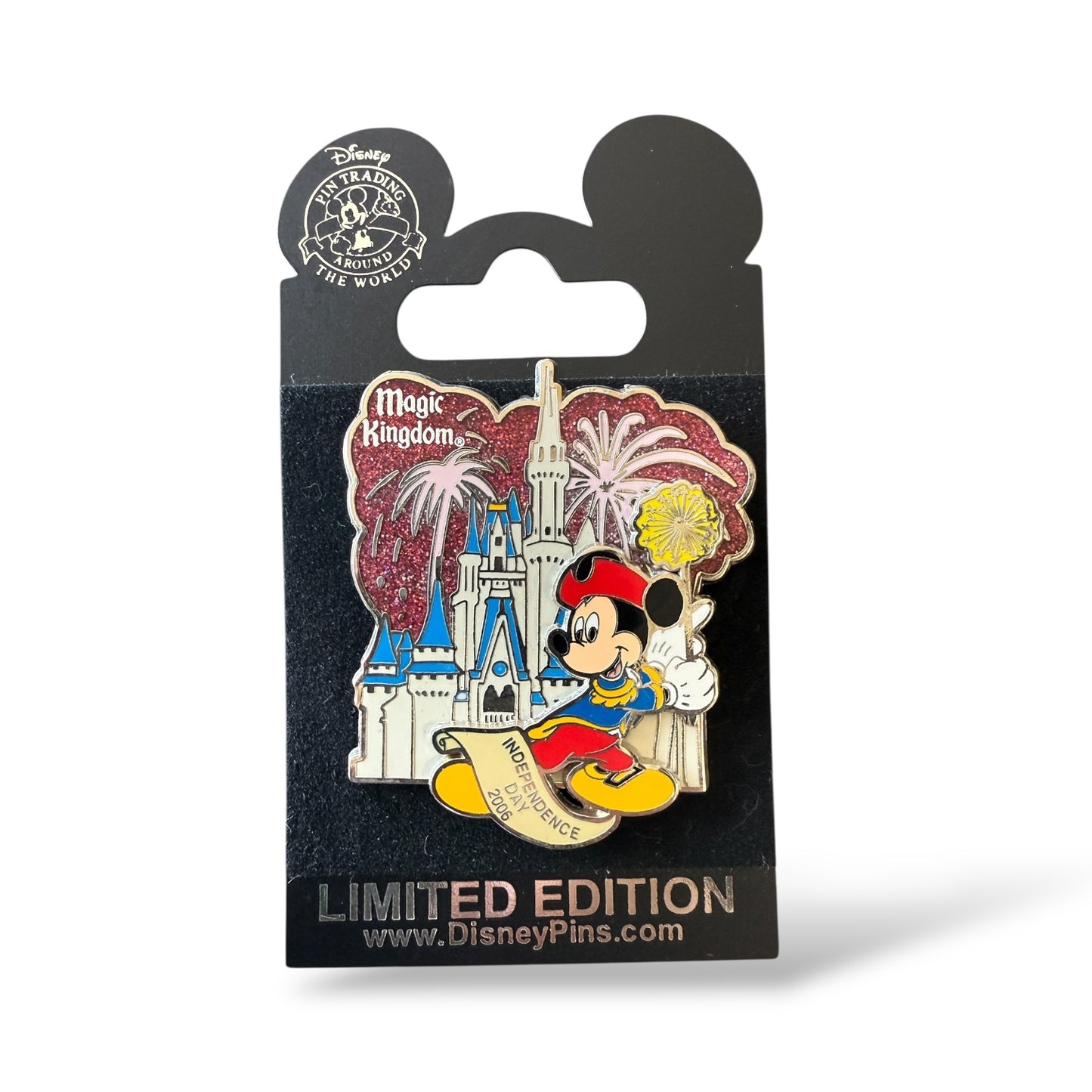 WDW Independence Day 2006 Magic Kingdom Mickey Pin