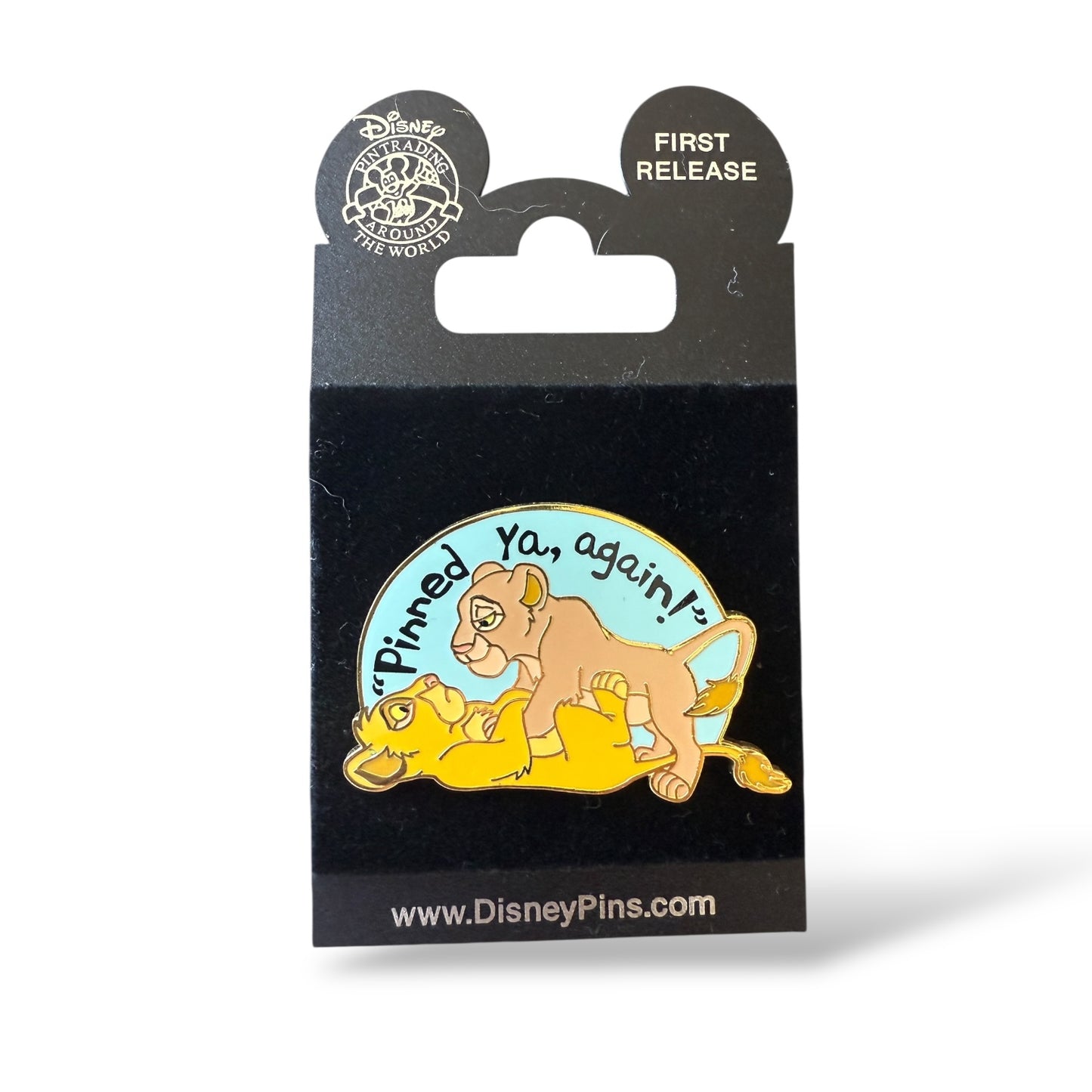 Disney Parks Simba and Nala Pinned Ya Again Pin
