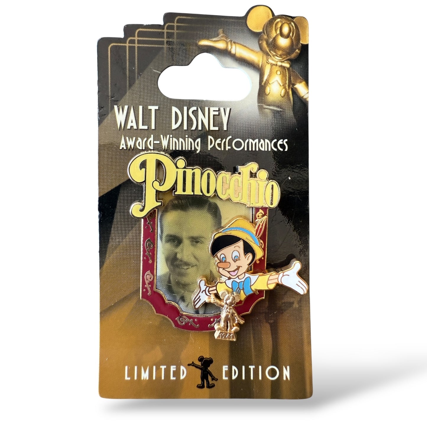 WDW Award Winning Performances Pinocchio Pin