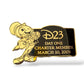 D23 Day One Charter Member Jiminy Cricket Pin