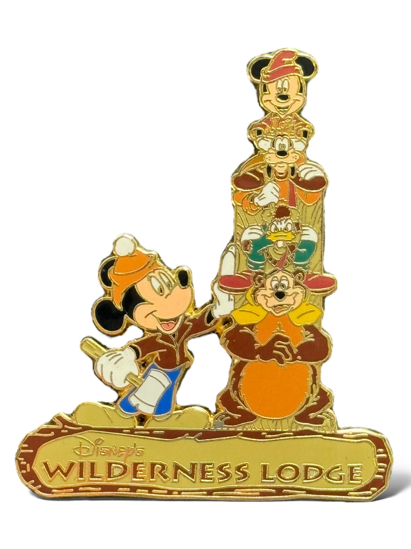 WDW Wilderness Lodge Character Totem Pole Pin