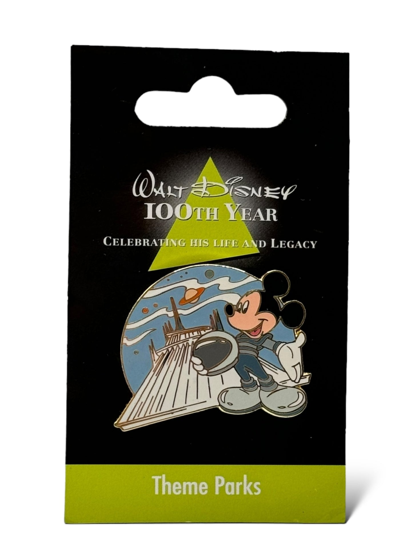 JDS Walt Disney 100th Year Theme Parks Space Mountain Pin