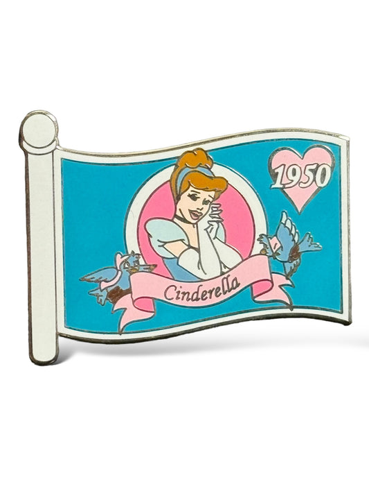 WDW Character Flags Mystery Cinderella Pin