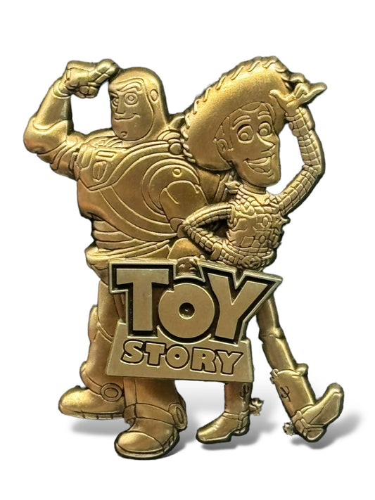 SDR Toy Story Bronze Woody and Buzz Lightyear Pin