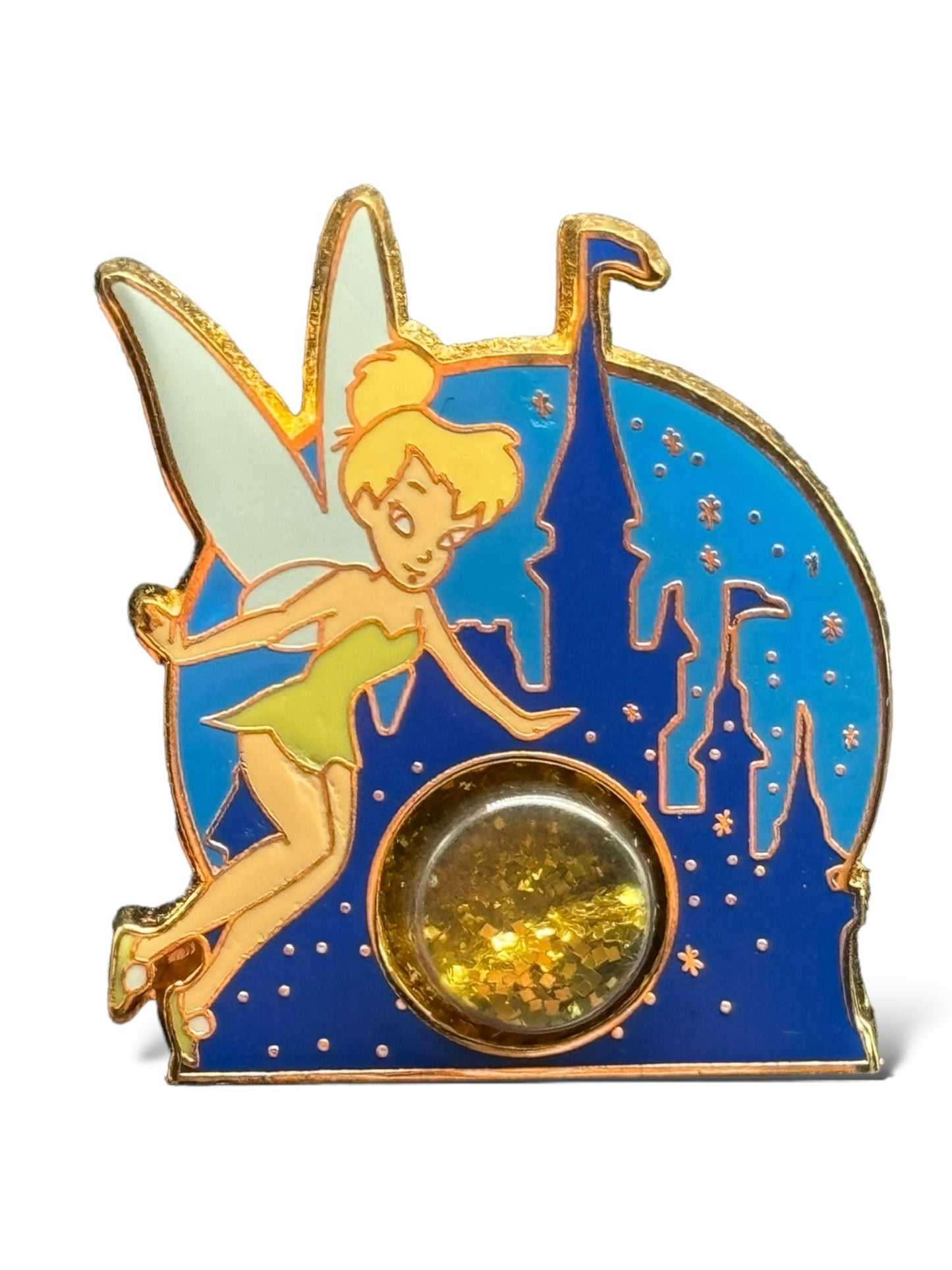 WDW Tinker Bell Castle Gold Pixie Dust Pin