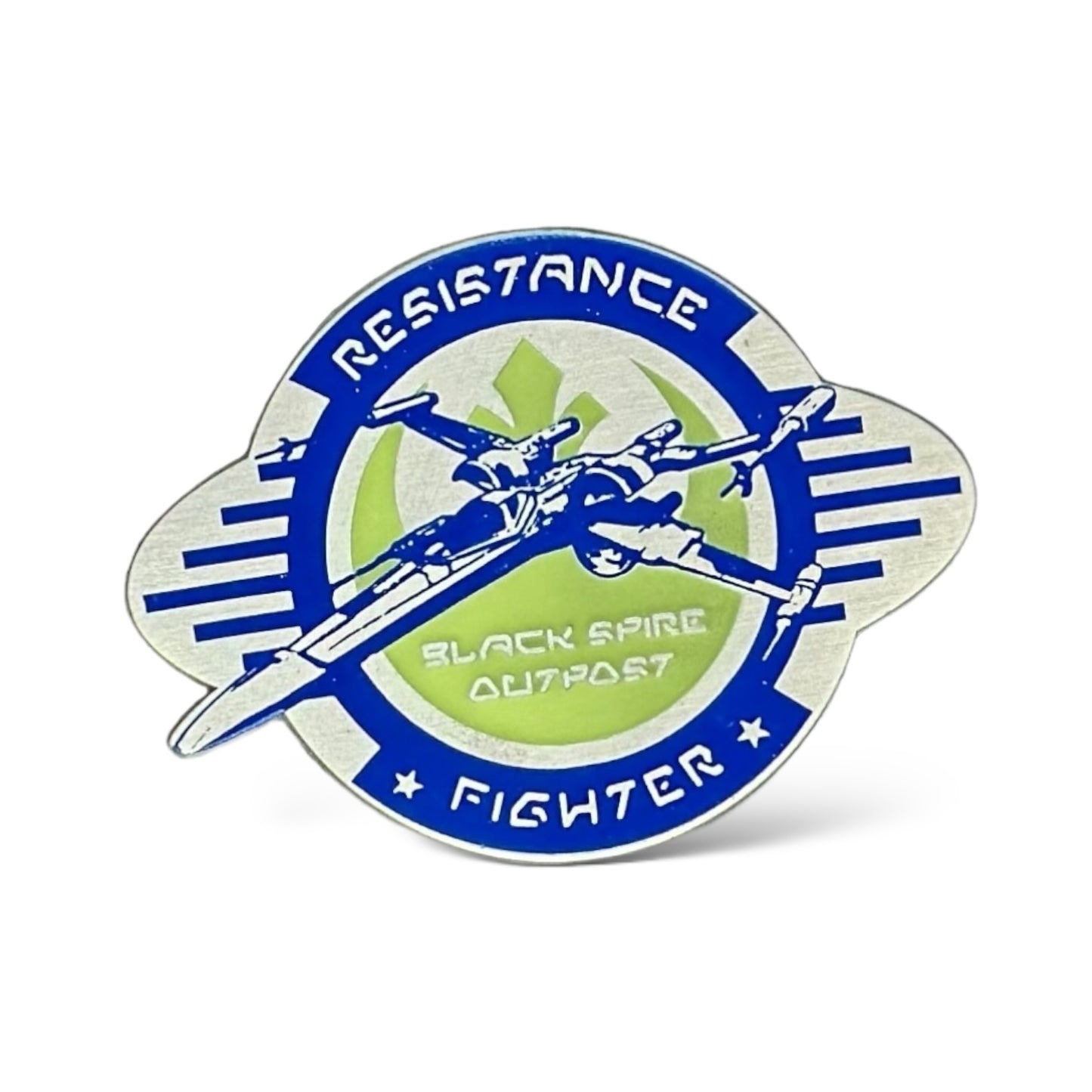 DLR Star Wars: Galaxy's Edge Black Spire Outpost Resistance Fighter X-Wing Pin