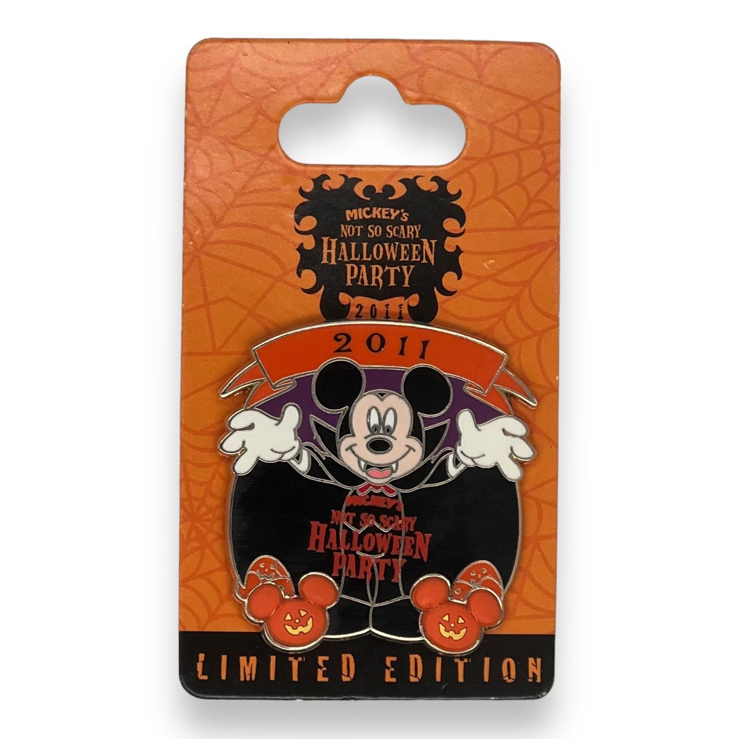 WDW Mickey's Not So Scary Halloween Party 2011 Mickey Pin