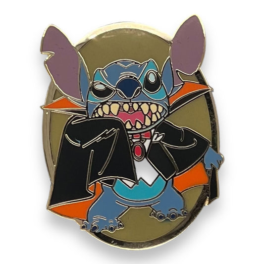 JDS Stitch Dressed as a Vampire Halloween Pin