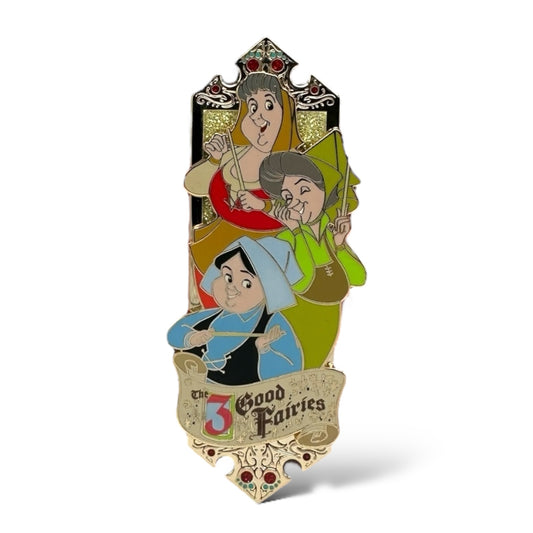 WDI 65th Anniversary Sleeping Beauty Flora, Fauna, and Merryweather Pin