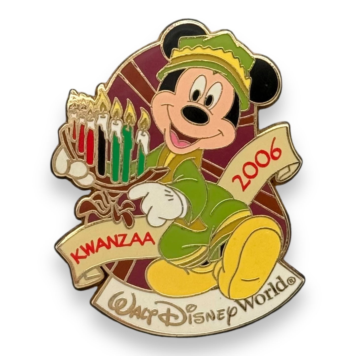 WDW Kwanzaa 2006 Mickey Mouse Pin