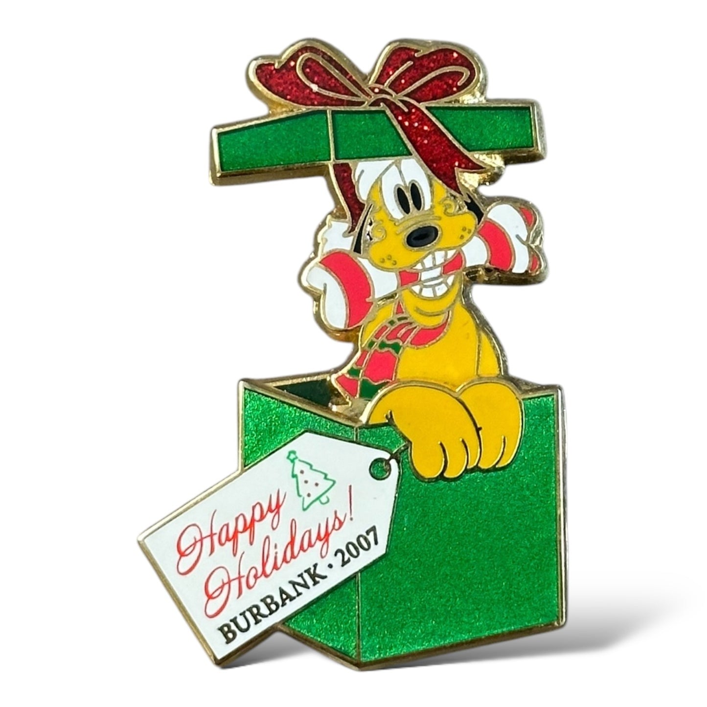 DEC Christmas Happy Holidays 2007 Pluto Pin