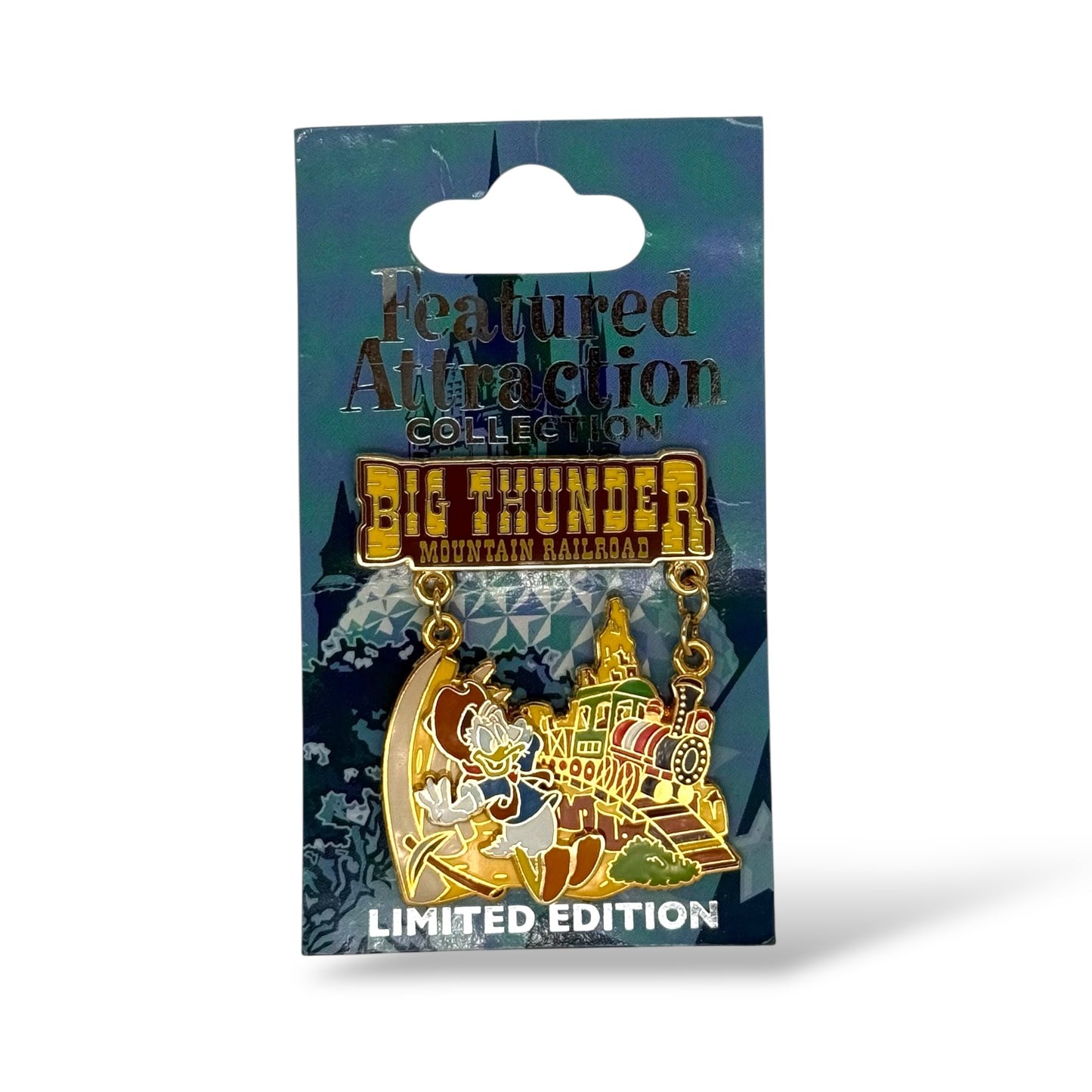 WDW Featured Attraction Collection Donald Big Thunder Mountain Pin