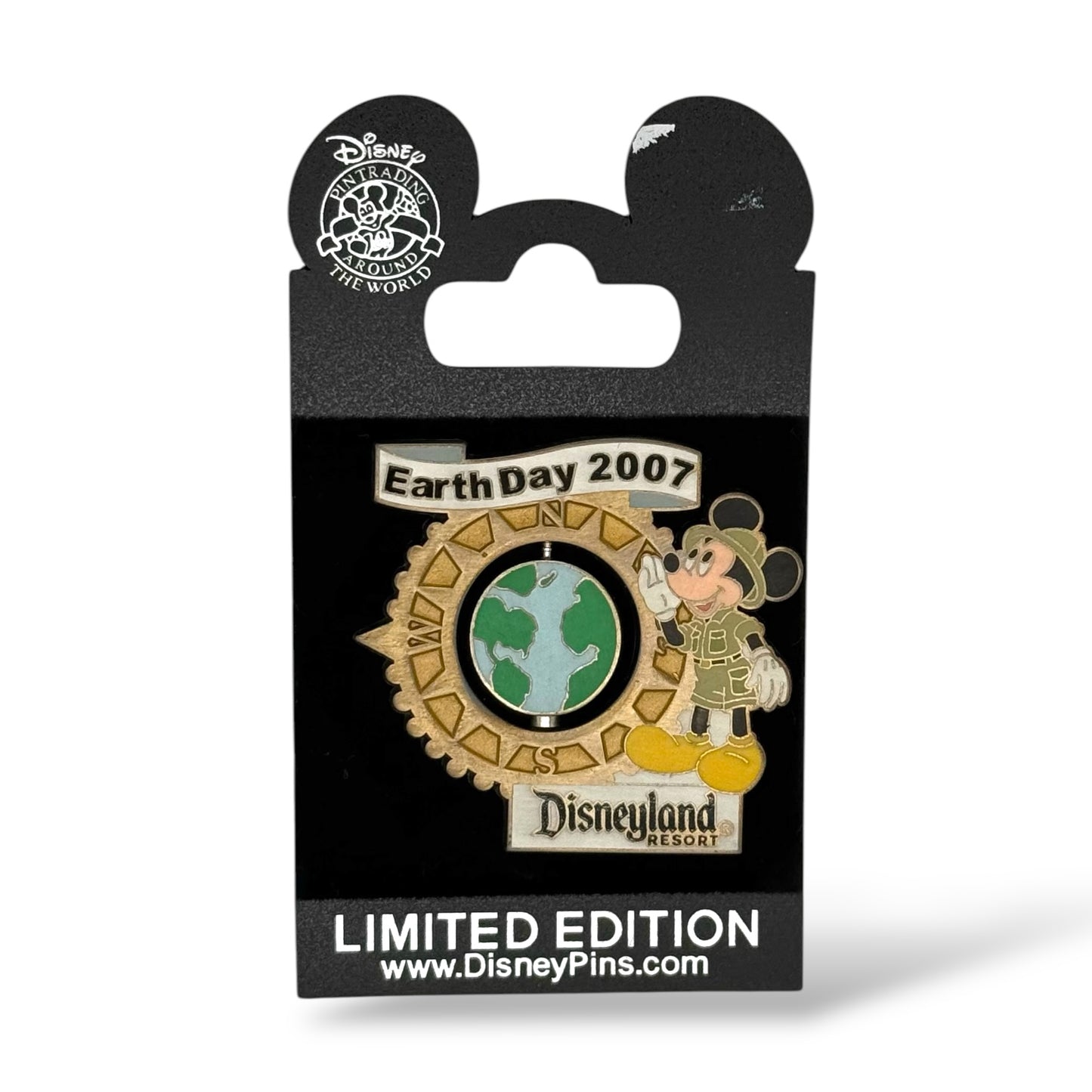 DLR Earth Day 2007 Mickey Mouse Spinner Pin