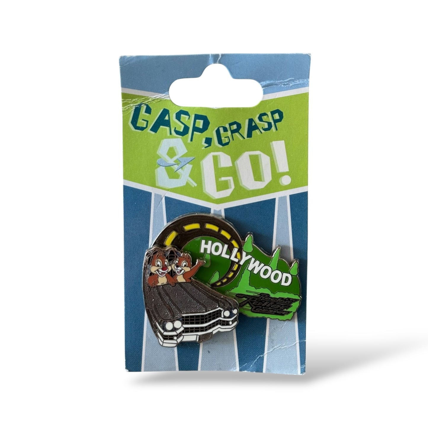 WDW Gasp, Grasp & Go! Rock 'n' Roller Coaster Chip n' Dale Pin