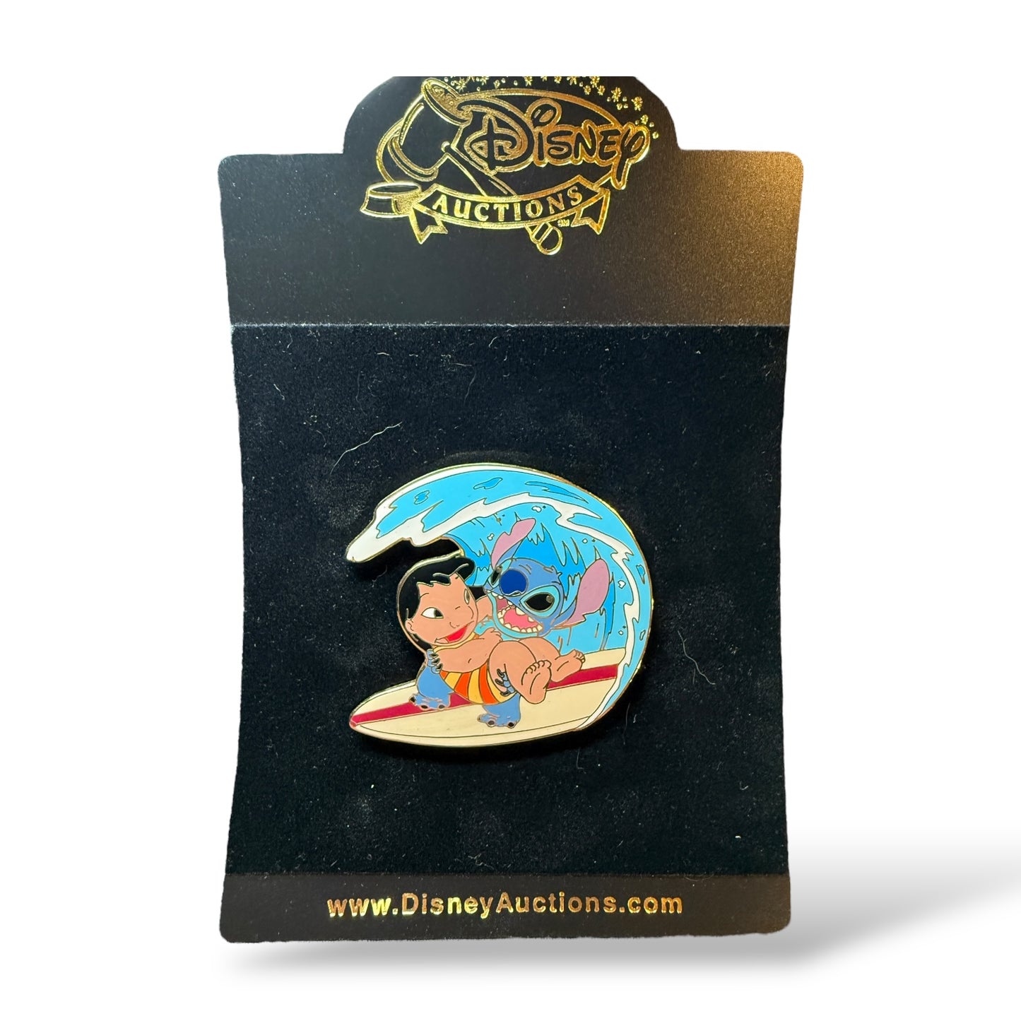 Disney Auctions Lilo and Stitch Surfing Pin
