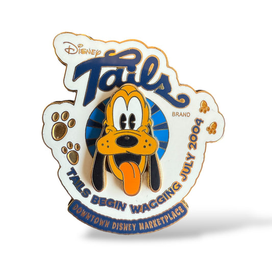 WDW Disney Tails Grand Opening Pluto Pin