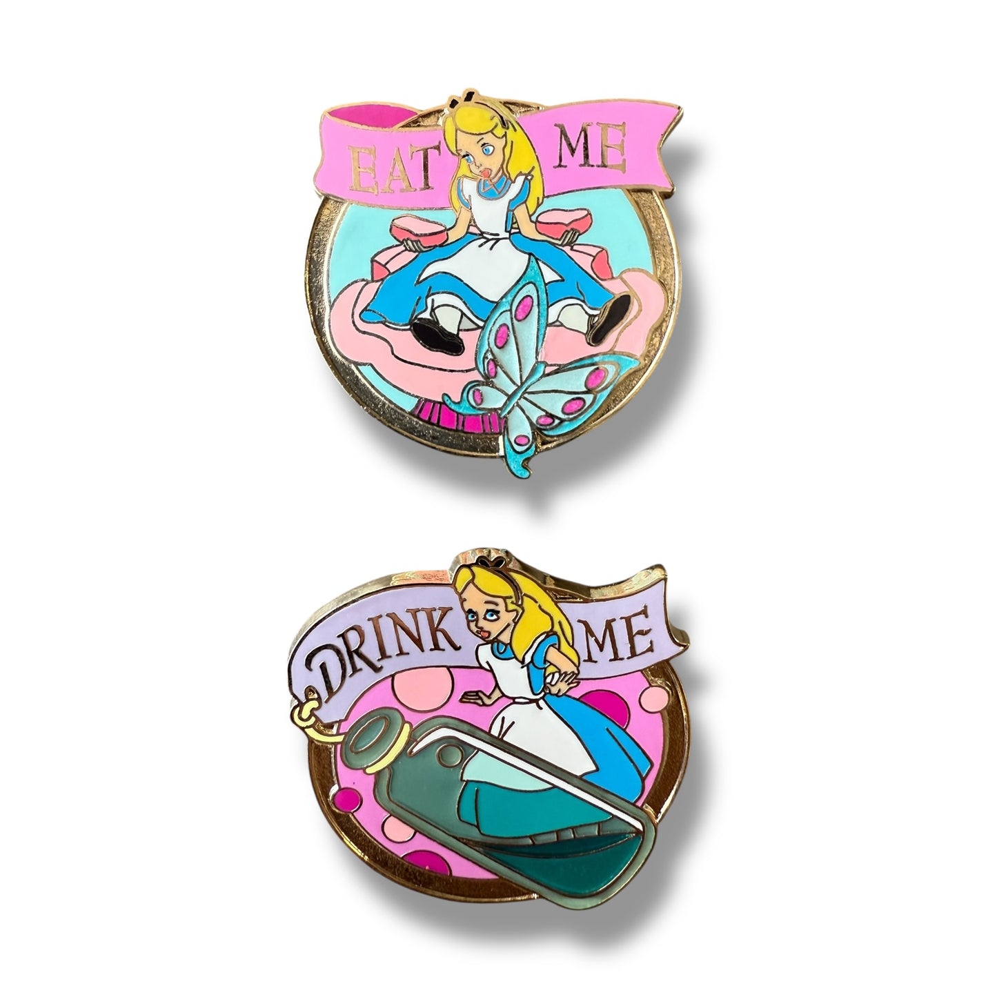 DLR Alice in Wonderland Eat Me, Drink Me Pin