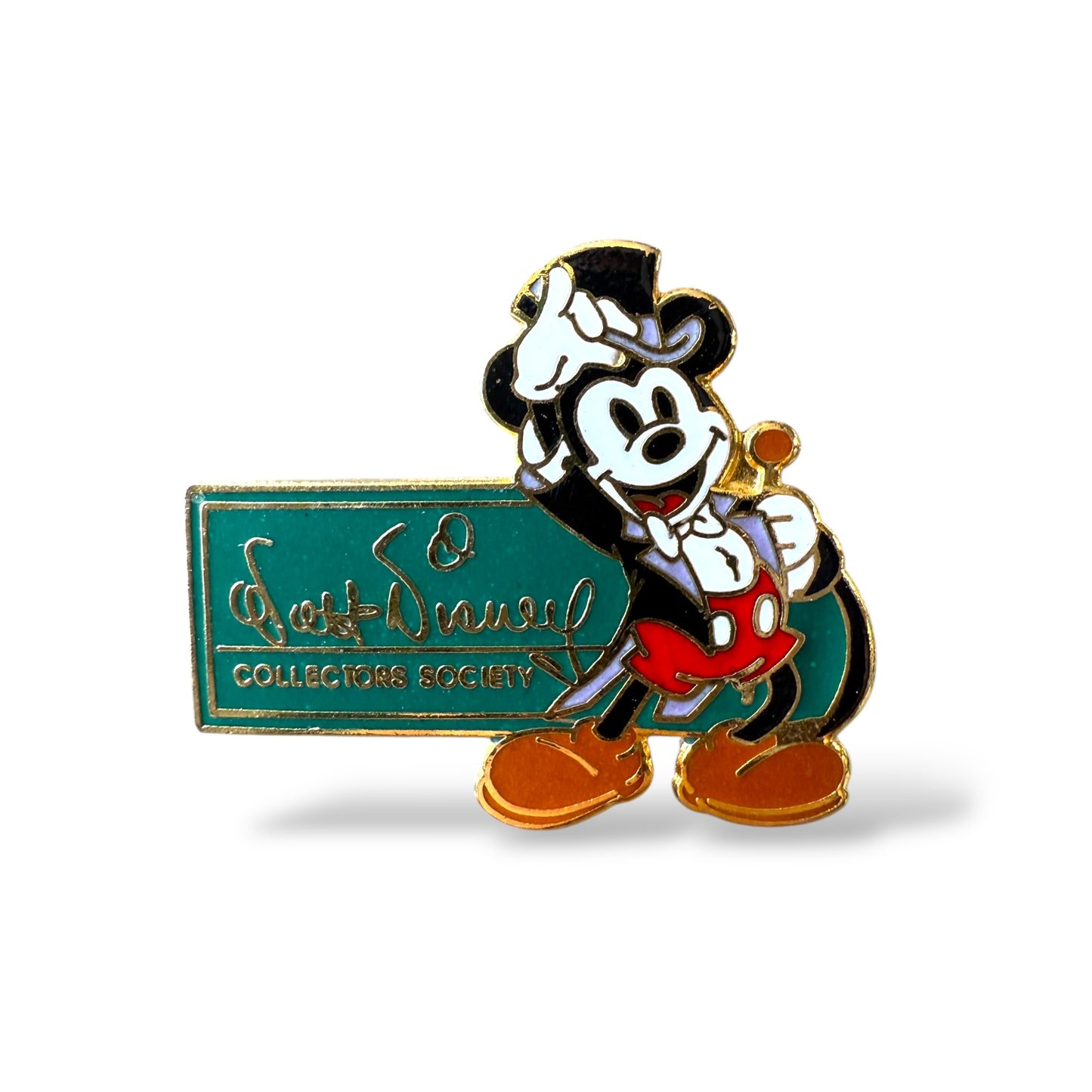 Disney Parks Walt Disney Collectors Society Membership Magician Mickey Top Hat and Tails Pin