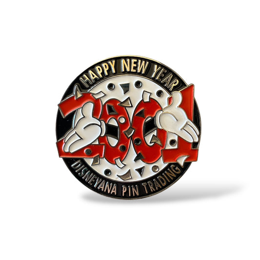 Happy New Year 2001 Disneyana Pin Trading Fantasy Pin