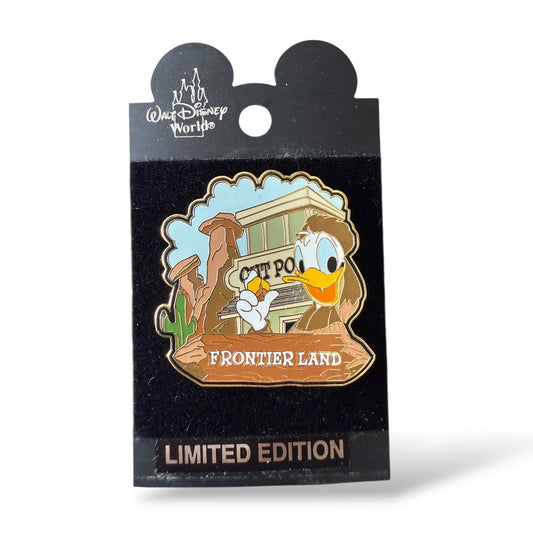 WDW Magic Kingdom Land Donald Frontierland Pin