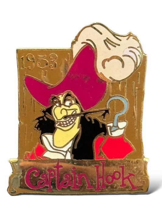 Disney Store Countdown To The Millennium Captain Hook Pin