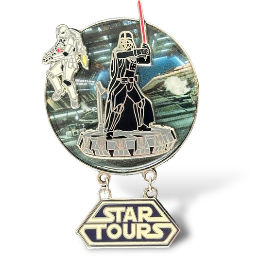 Disney Parks Star Tours The Adventures Continue Darth Vader with Skytrooper Pin
