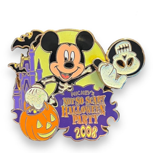 WDW Mickey's Not So Scary Halloween Party 2008 Logo Pin