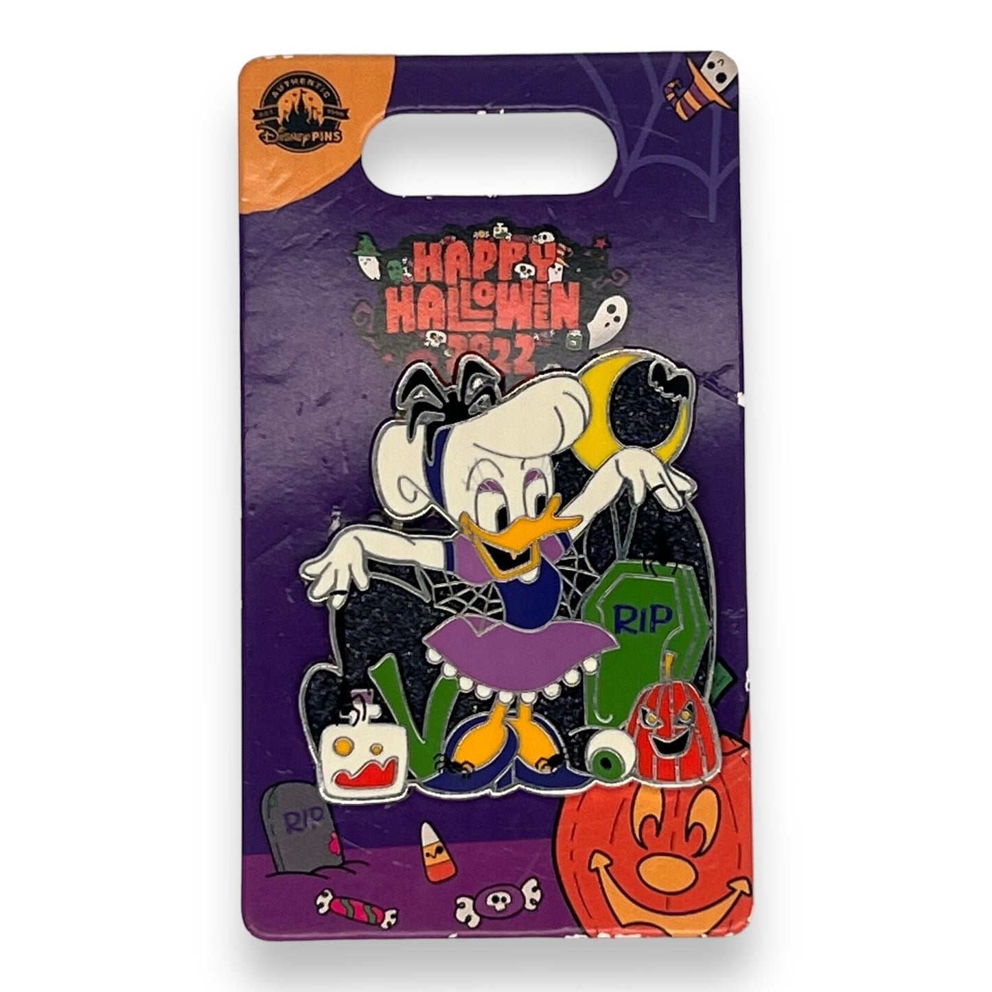 DLRP Halloween Daisy Pumpkin 2022 Pin