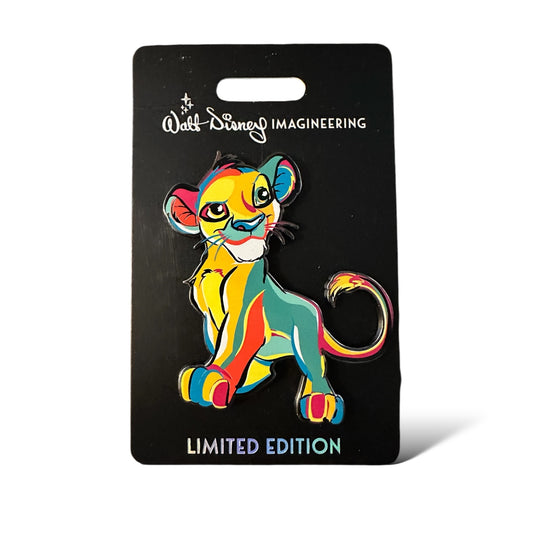 WDI Color Splash Young Simba Pin