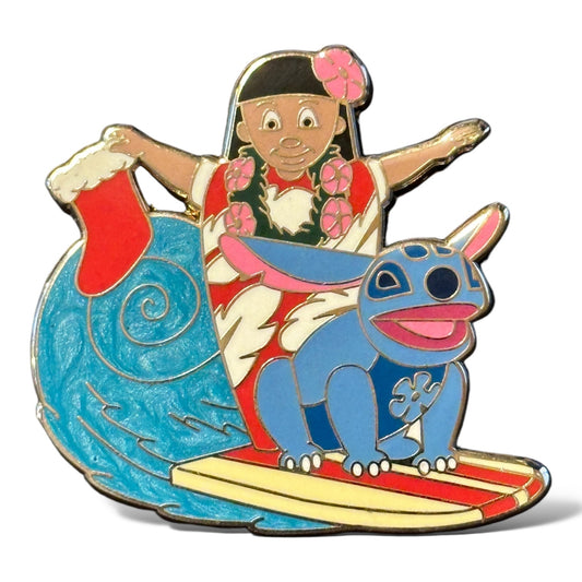 DLR Small World Holiday Mystery Lilo & Stitch Pin