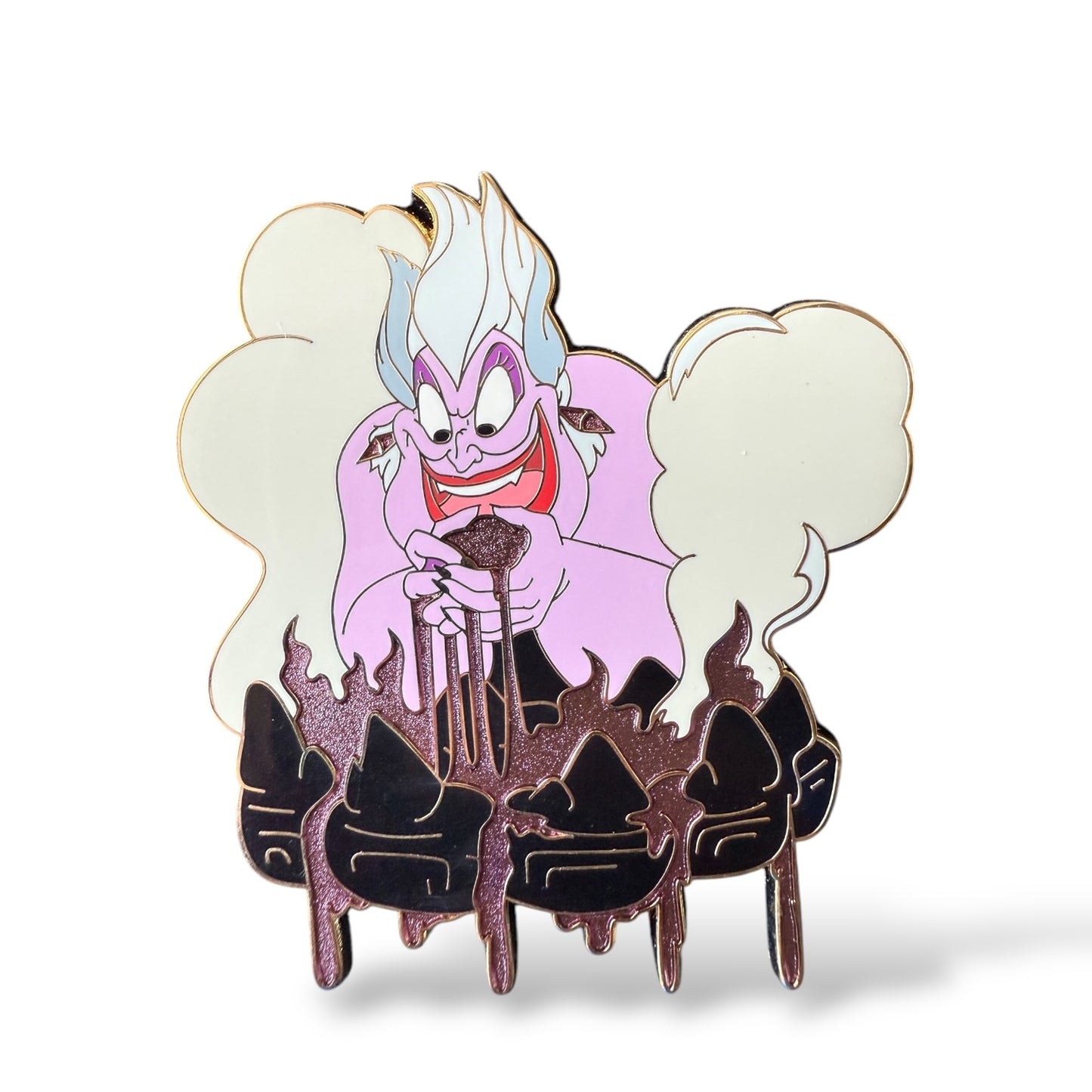 Disney Shopping Villain Paint Drip Ursula Jumbo Pin