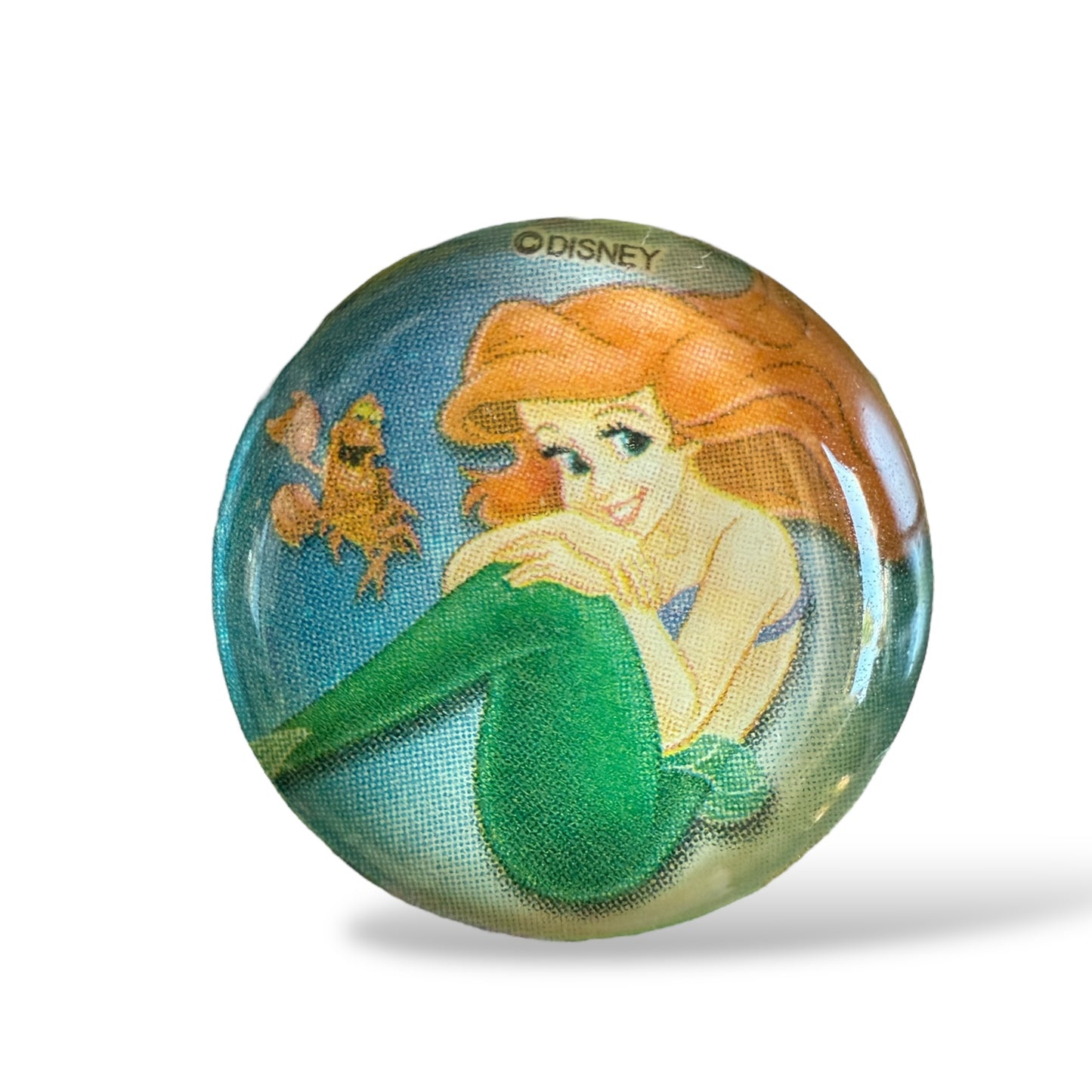 JDS The Little Mermaid Ariel and Sebastian Dome Pin