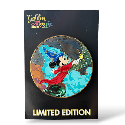 Acme Hotart Golden Magic Sorcerer Mickey Pin