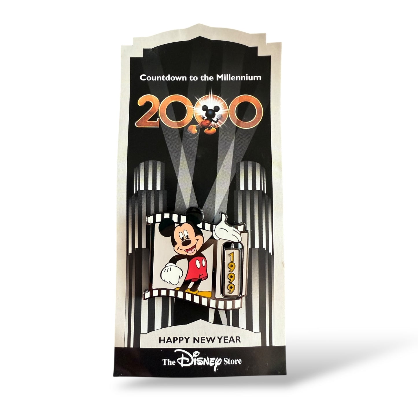 Disney Store Countdown To The Millennium Happy New Year 1999 to 2000 Pin