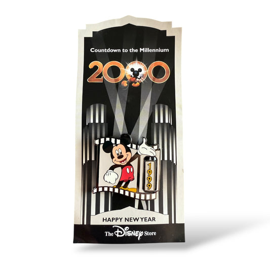 Disney Store Countdown To The Millennium Happy New Year 1999 to 2000 Pin