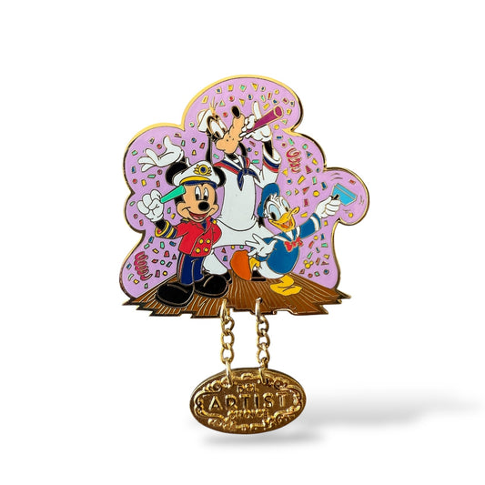 DCL January 2003 Artist Choice Mickey, Goofy, and Donald Dangle Pin