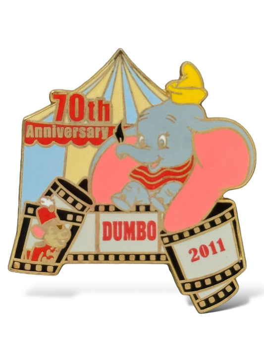 TDR Movie Anniversaries Dumbo 70th Anniversary Pin