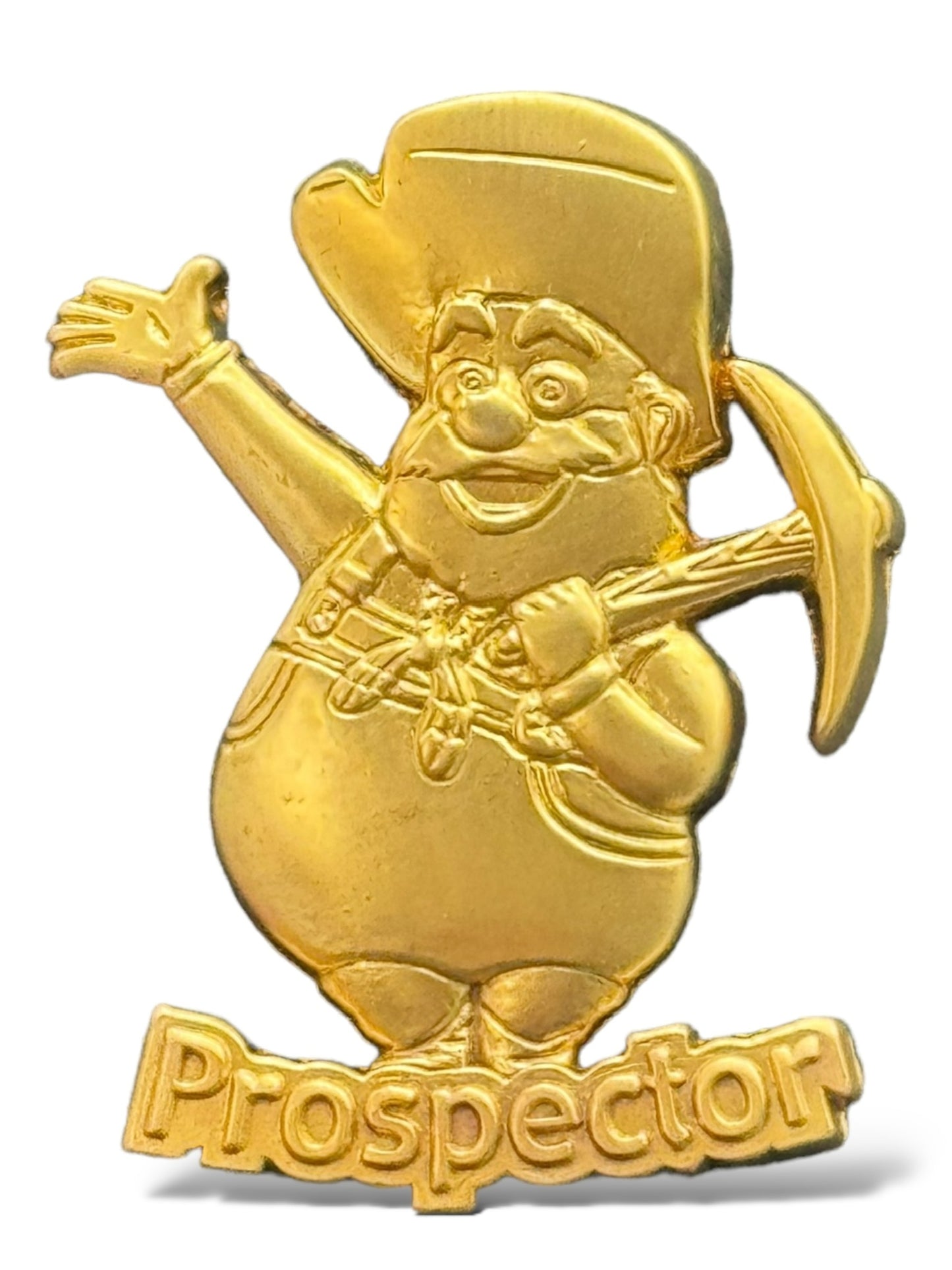 JDS 100 Relief Gold Tone Prospector Pin