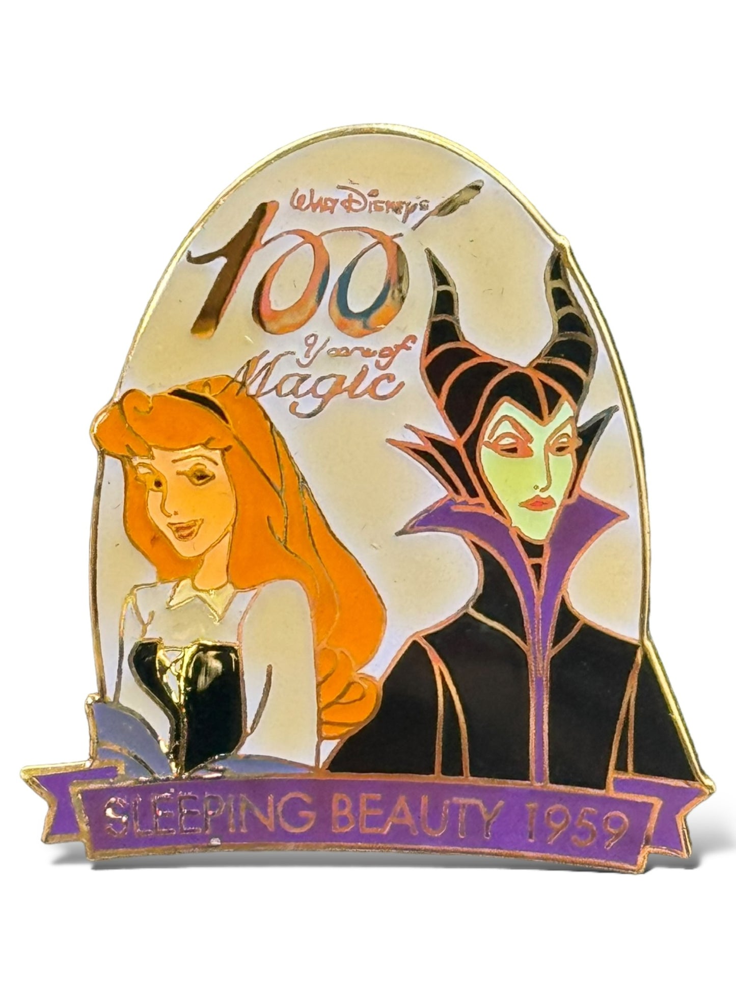 JDS 100 Years of Magic Aurora and Maleficent Pin