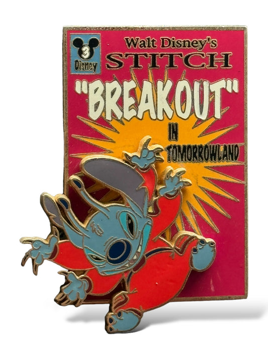 WDW Stitch's Great Escape Attraction Opening Breakout Pin