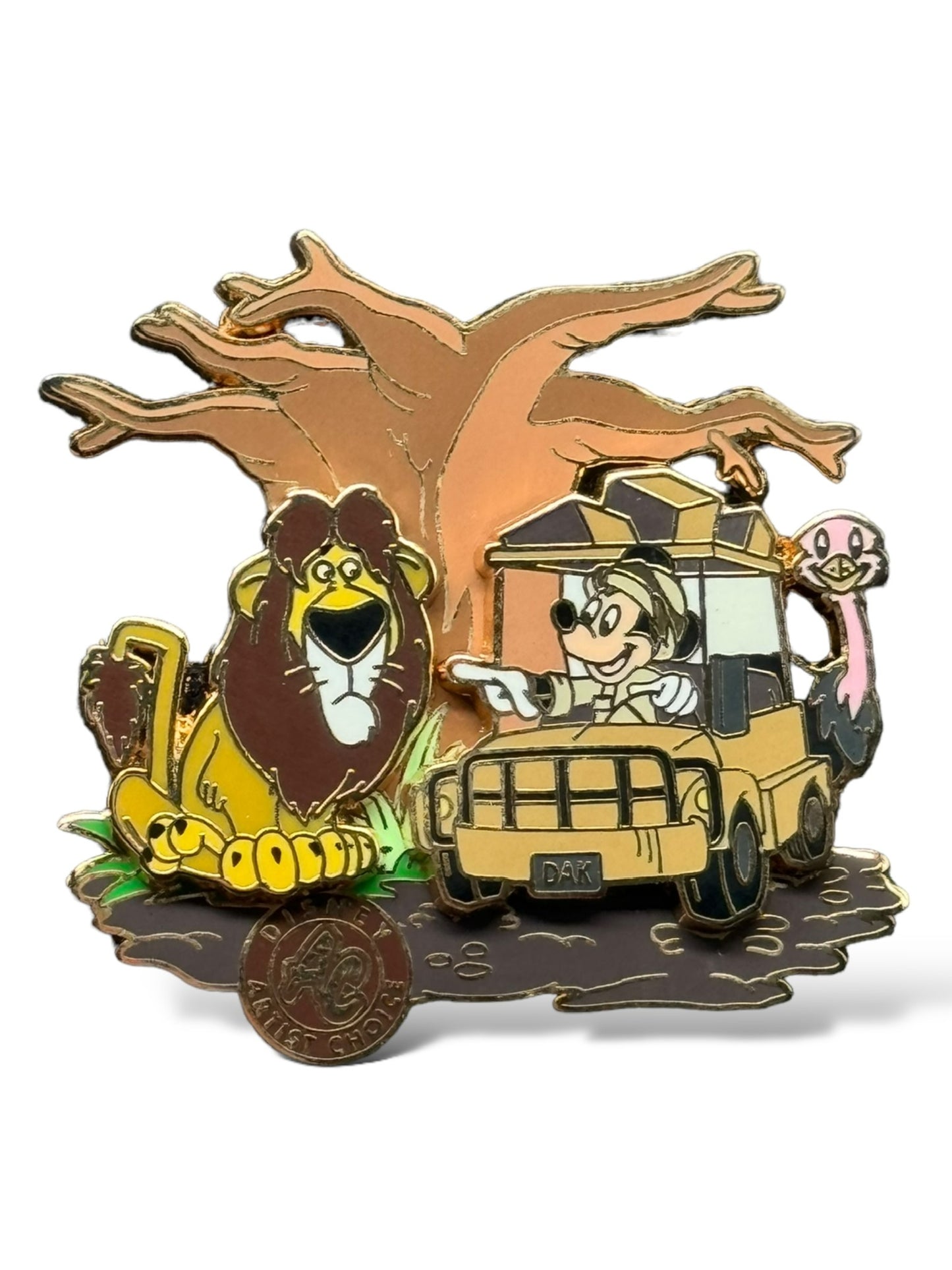 WDW Artist Choice Mickey Mouse on Safari Pin