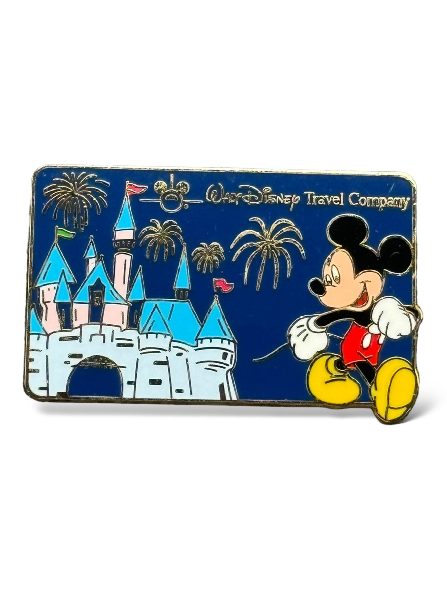 DLR Walt Disney Travel Company Mickey & Sleeping Beauty's Castle Pin